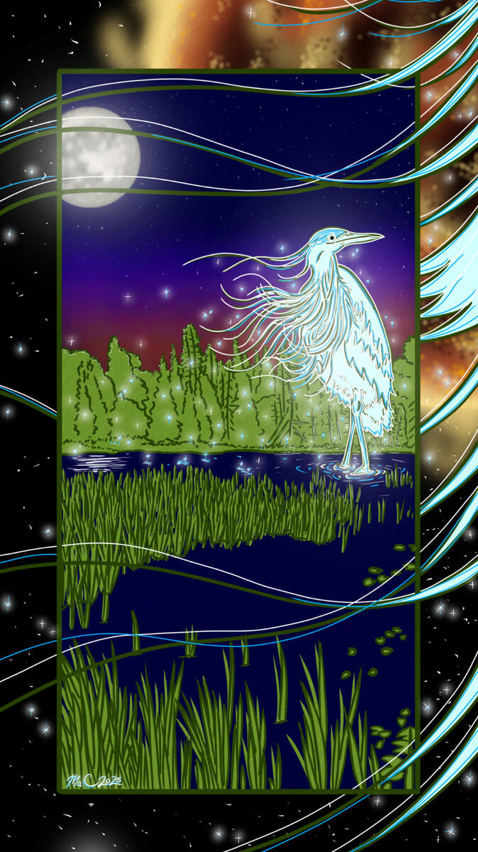 Galactic Heron
